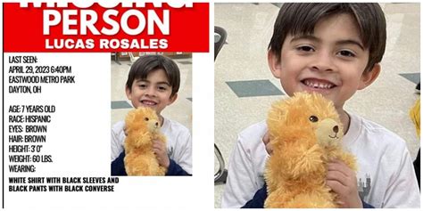 lucas missing dayton ohio|lucas rosales missing today.